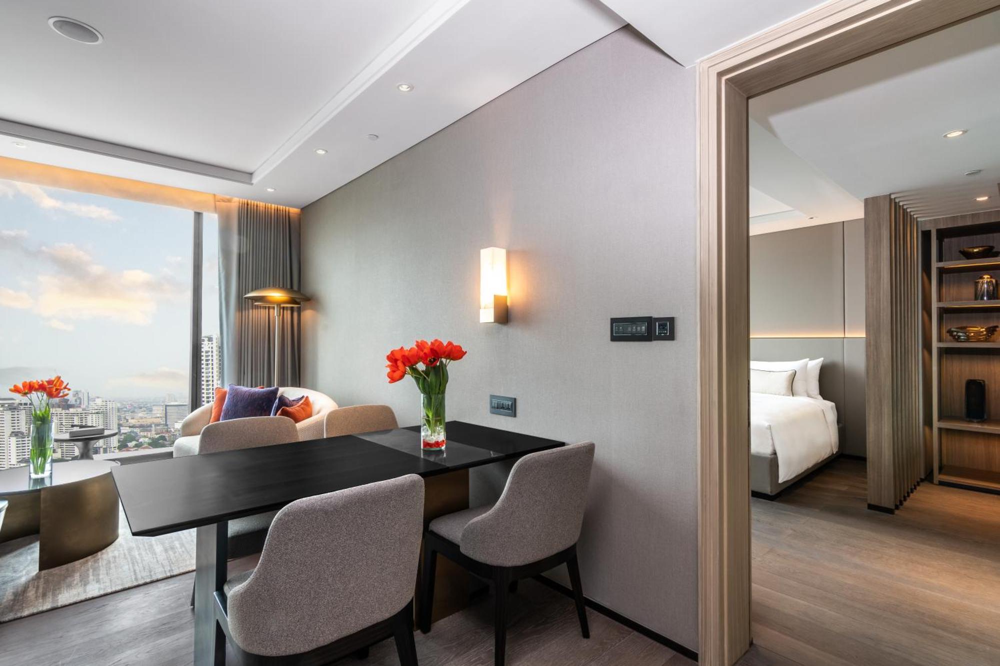 Carlton Hotel Bangkok Sukhumvit Bilik gambar A suite at the hotel